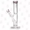 Hello Pinky Straight 10 Inch Triple Colored Glass Ice Bong left